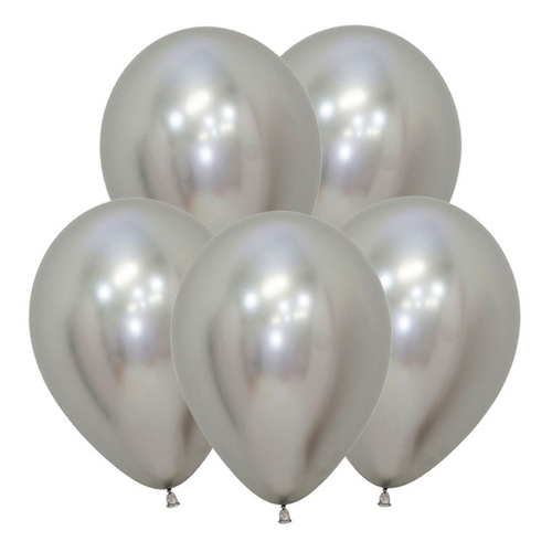 S 18" Зеркальные Рефлекс Серебро / Reflex Silver / 25 шт.