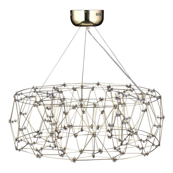 SL6602.203.48 Светильник подвесной ST-Luce Золотистый/Прозрачный LED 1*48W 4000K GRAVETTA