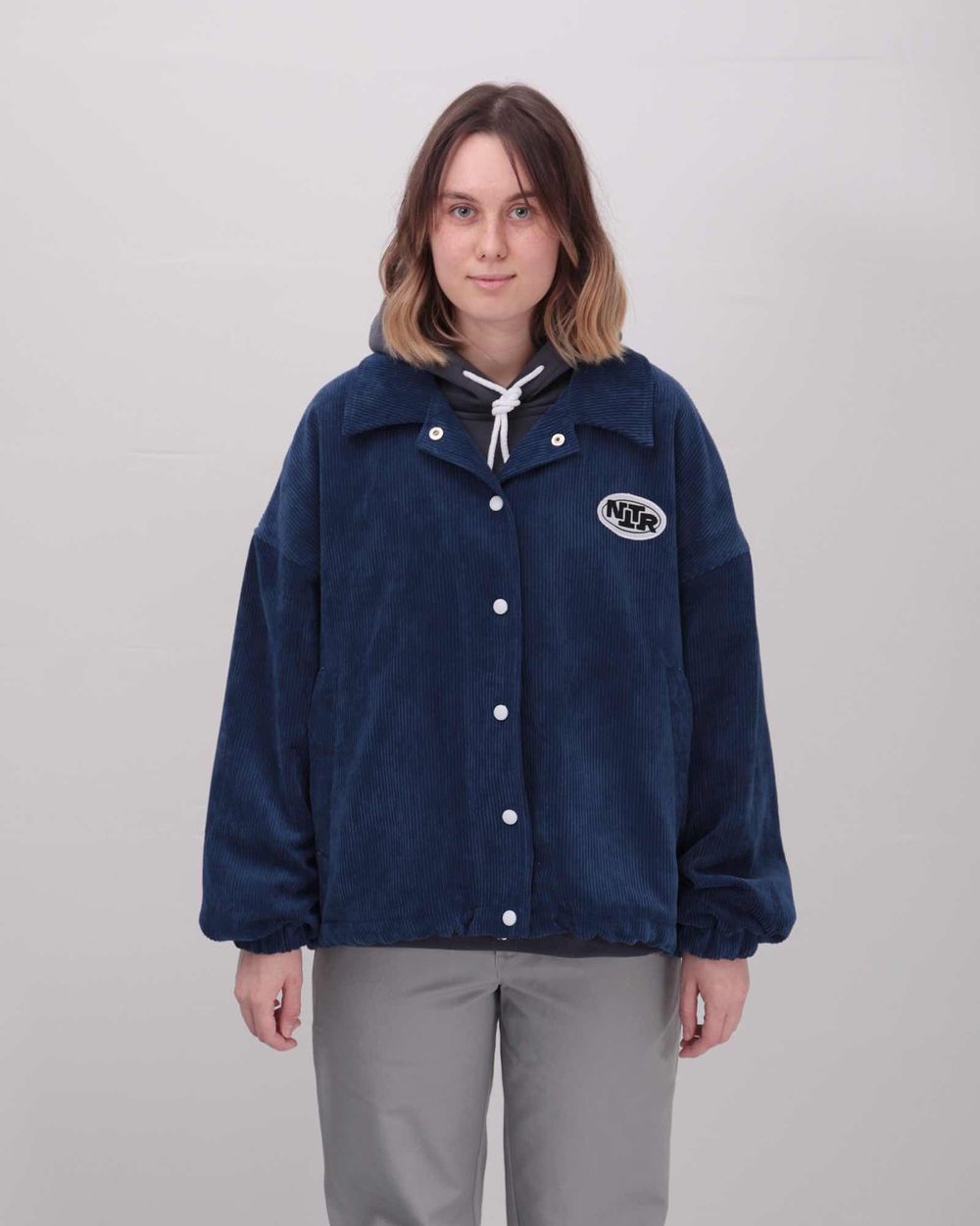 Куртка NTTR Coach Velvet Navy