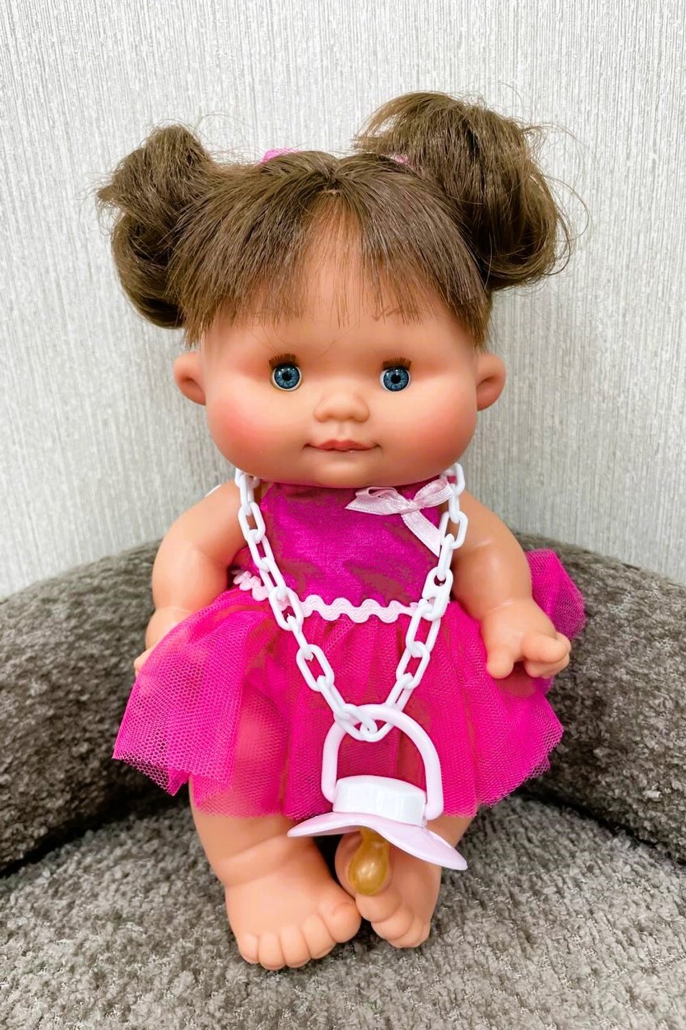 УЦЕНКА Пупс Nines 26см PEPOTE с закрывающими глазками (N804B6)