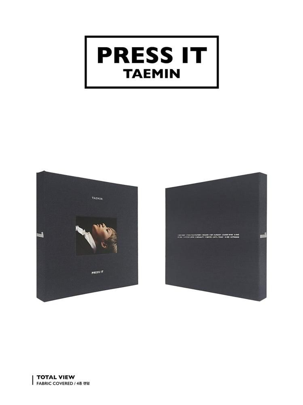 Альбом SHINEE TAEMIN - PRESS IT 1st Album RANDOM Cover