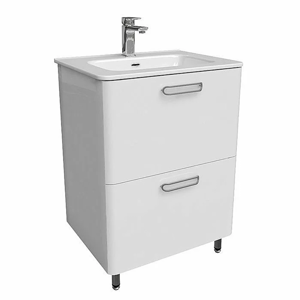 Тумба с раковиной Iddis Brick BRI60WFi95K 60 белая