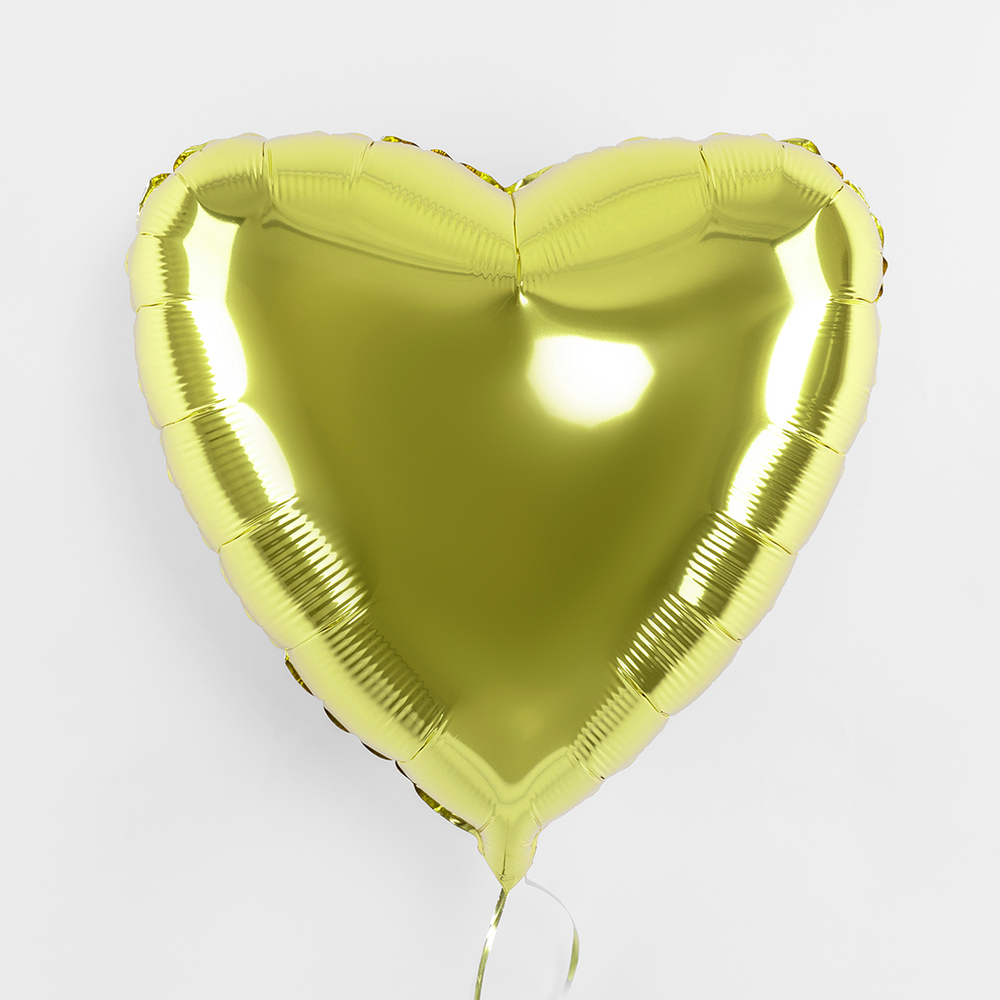 Сердце 18" Лайм / Green Lime Fm