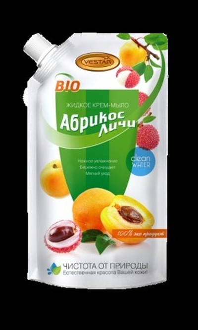 Мыло-крем Vestar «Абрикос и личи» 500 мл