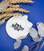 Брошь "Птицы"изделие из страз горного хрусталя.