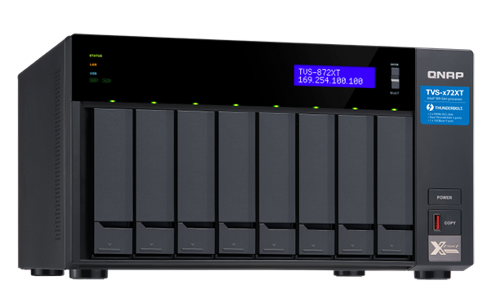 Сетевой накопитель  QNAP TVS-872XT-i5-16G