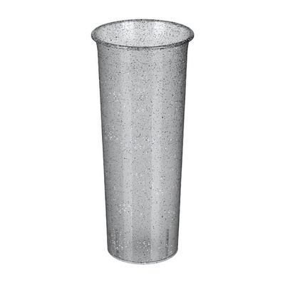 Ваза для цветов D110мм H=26см 1,8л (гранит светло-серый)