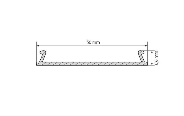 Профиль Arlight-верх TOP-LINIA53-С-2000 ANOD 016990