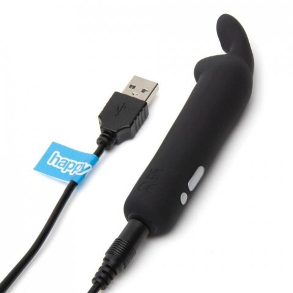 Вибропуля Happy Rabbit, черная