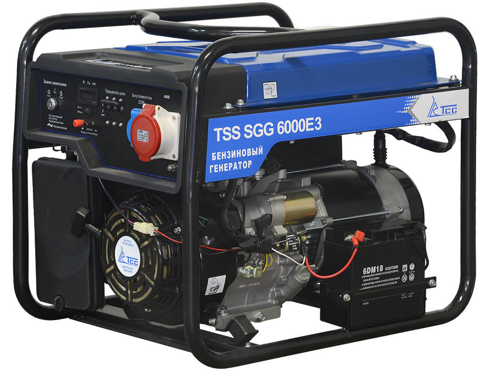 Бензиновый генератор ТСС SGG 6000 E3 (новая модель) с АВР — Фото №2 