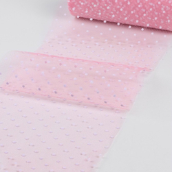 Фатин в горох 15 см