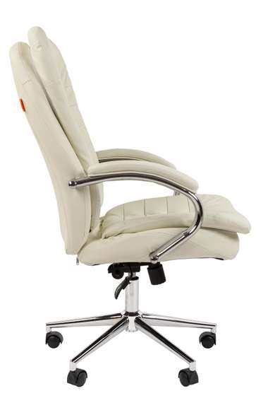 Офисное кресло Chairman 795 Россия нат.кожа/экокожа белая N