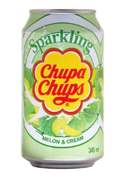 Газированный напиток Chupa Chups со вкусом дыня и крем