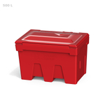 Ящик 500 л с дозатором c лопатой красный Полимер-Групп 500 л.(1200x828x860см;33кг;красный) - арт.559371