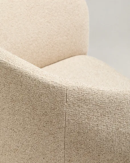 Стул Bosca из бежевого шенилла