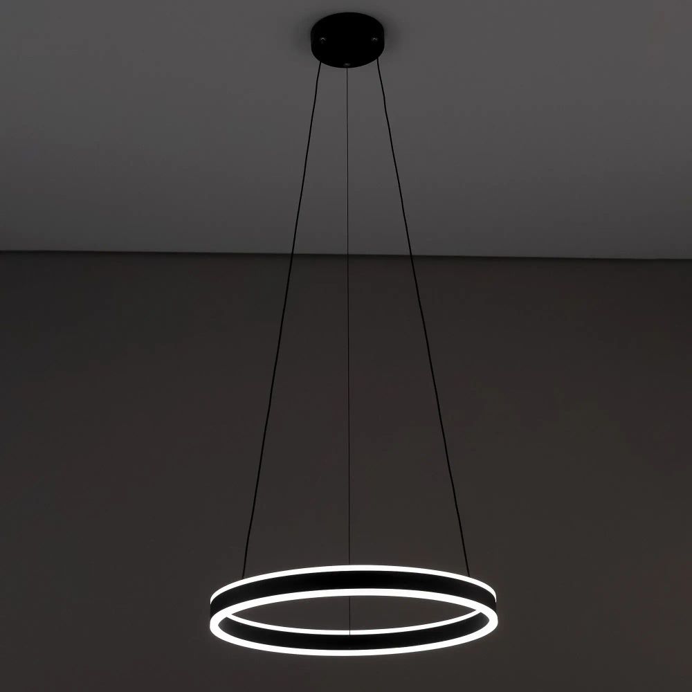 Citilux Дуэт CL719501 LED Люстра подвесная с пультом Чёрная