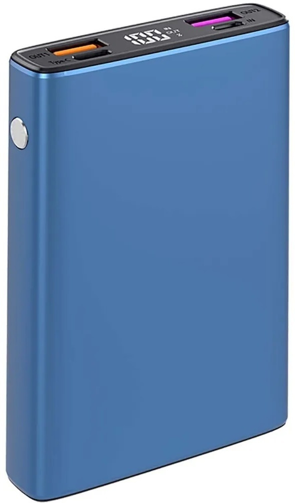 Внешний аккумулятор TFN Steel Mini LCD PD 10000 мАч синий