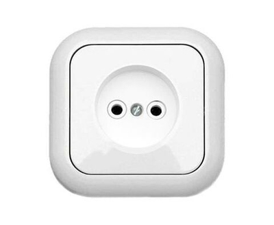 Розетка Bylectrica Гармония встраиваемая, 1-местная, белая, пластик РС16-228