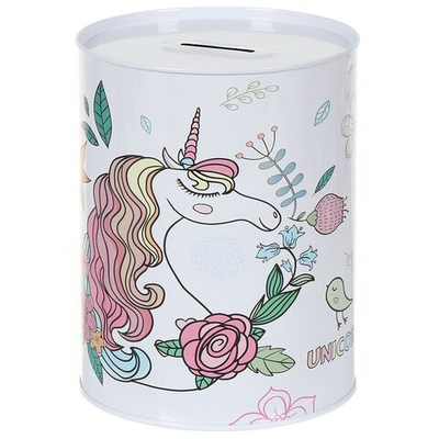 Копилка Единорог, 12х16 см, мет-л, Y4-4289, в асс