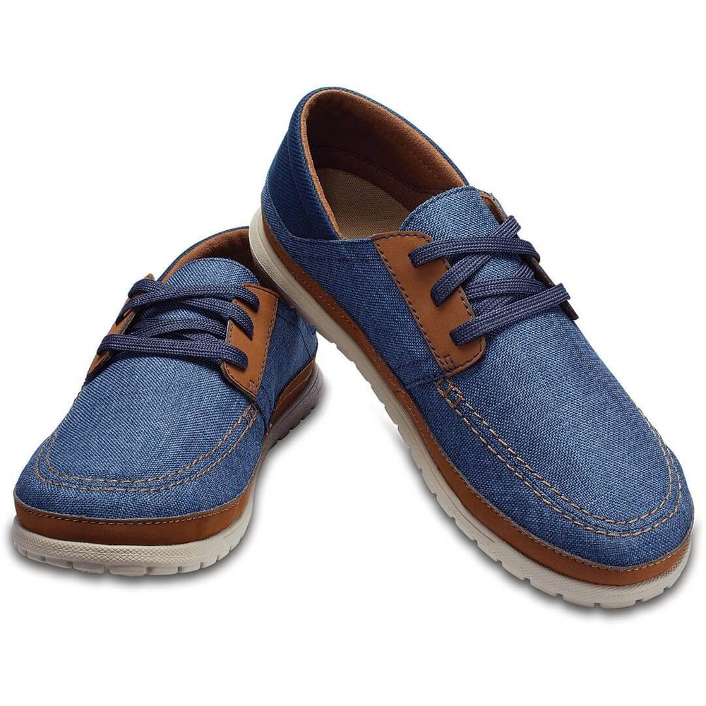 Кеды Crocs Santa Cruz Playa Lace-Ups Синие