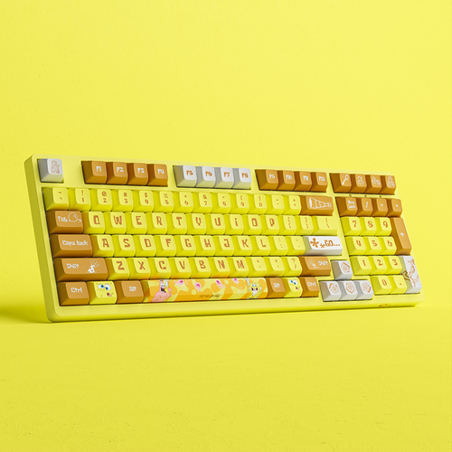 AKKO 3098S SpongeBob USB Cable RGB Akko CS Sponge Switch,JDA profile keycap
