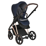 Детская коляска Roan Sol Luxury 2 в 1 RSL/4047 Mystic Blue/Rose Gold