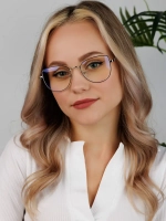 Очки для компьютера имиджевые защитные прозрачные нулевки