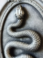 Барельеф на стену из гипса Змея