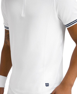 Мужское теннисное поло Wilson Players Seamless 2.0 - bright white