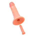 Фаллоимитатор с изогнутой головкой 20см на присоске ToyFa RealStick Caliber 983015