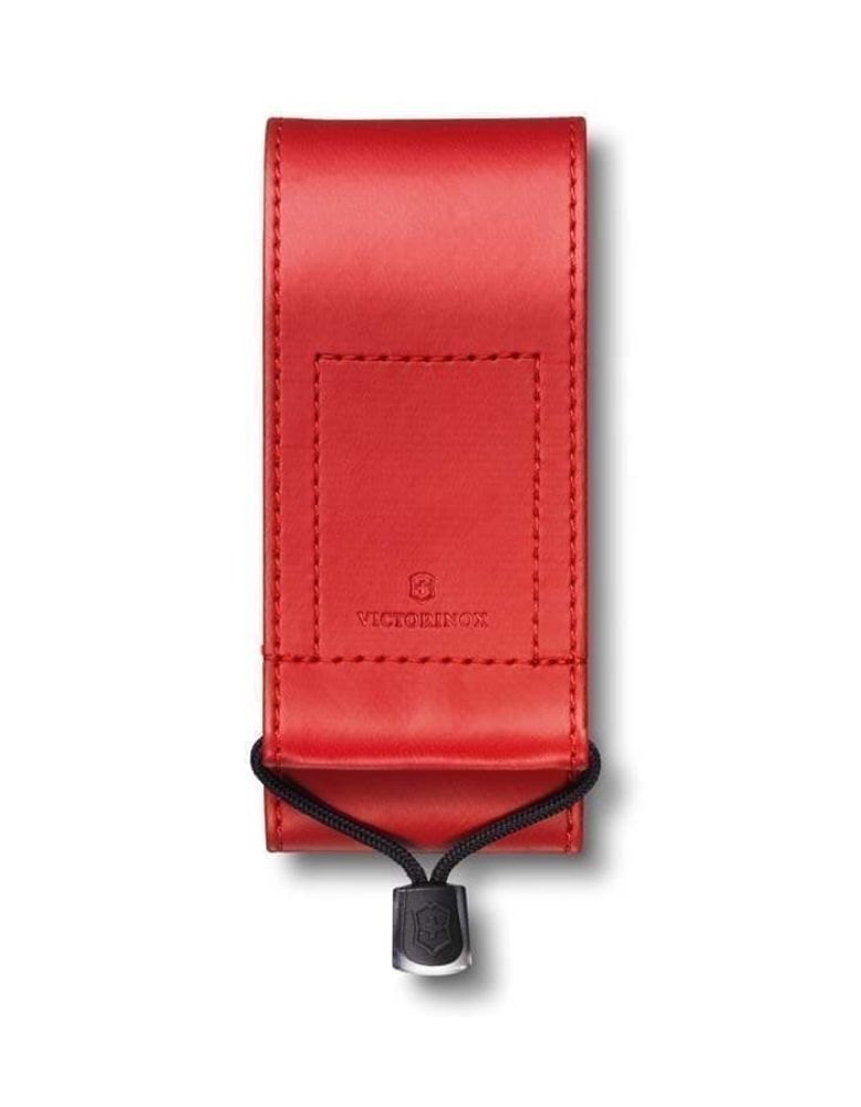 Чехол на ремень VICTORINOX для ножей 111 мм толщиной 3 уровня и SwissTool, из кожзаменителя, красный