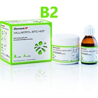 --- Villacryl STC Hot B2 (80гр.+40мл.), Виллакрил В2, горячей полимеризации для облицовки и ремонта коронок