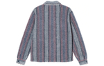 Куртки Stussy FW 23 Stripe Sherpa Shirt, 1110197