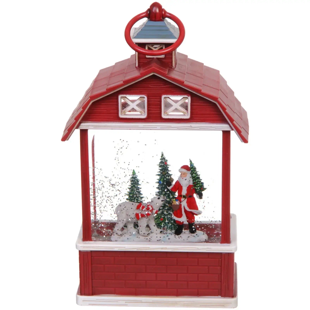 Сувенир с подсветкой «Дедушка и медвежонок» 14,4*7,8*24 см (работает от 3*АА и USB+музыка, подсветка)