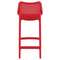 Полубарный стул Air Bar 65 см, красный