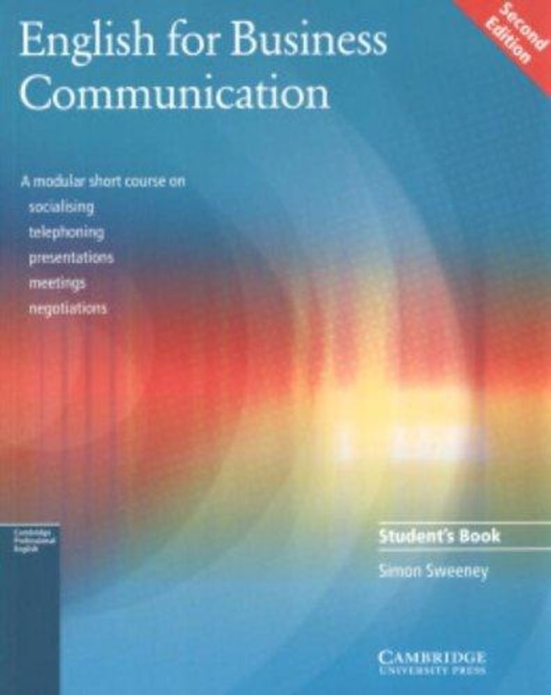 English for Business Communication Second edition Student&#39;s book