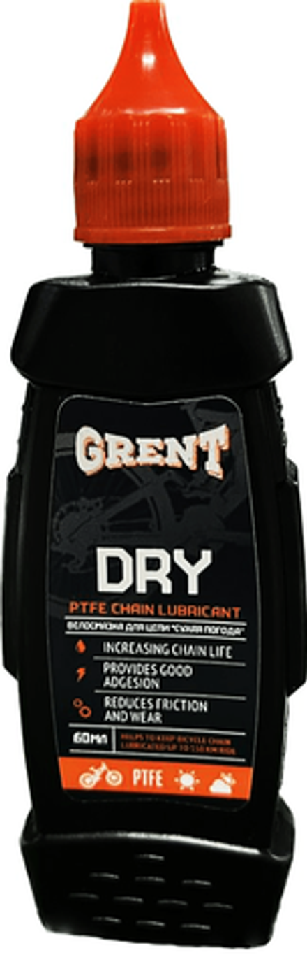 Смазка-вело Цепная д/сухой погоды с тефлоном 60мл.GRENT PTFE Lube (32132)