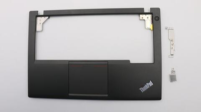 Верхняя панель клавиатуры (топкейс) для ноутбука Lenovo ThinkPad X240 черная, с тачпадом (00HT393), оригинал