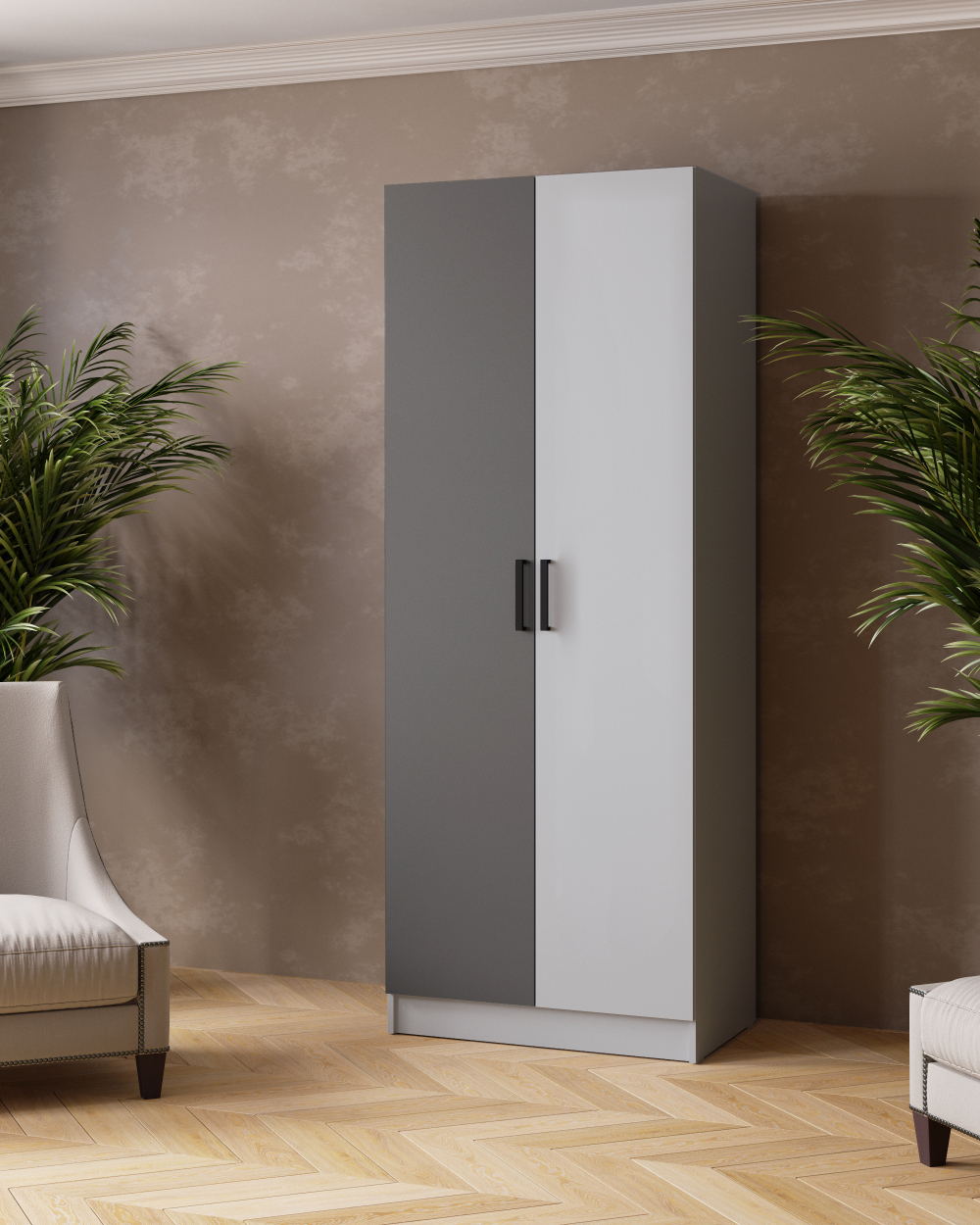 Шкаф комбинированный Ларс (0,8) без зеркала