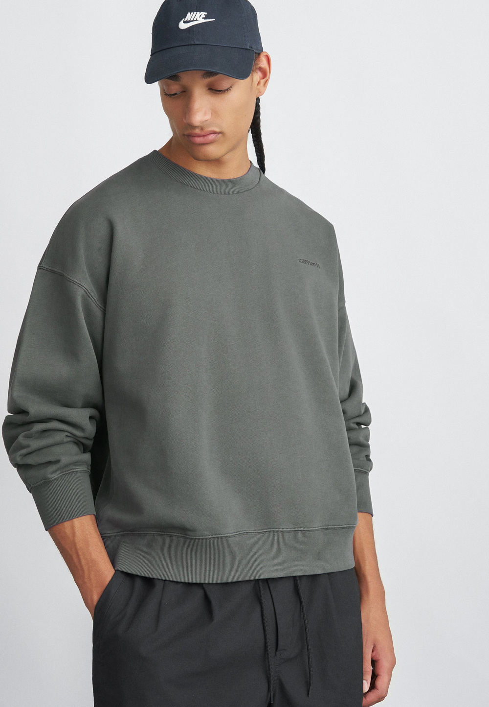 Carhartt WIP BENTON - Толстовка - Серый