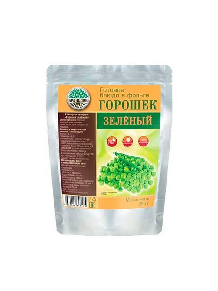 Готовое блюдо Кронидов Зеленый горошек
