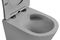 Унитаз ABBER Bequem AC1102TMG подвесной серый матовый, безободковый, смыв торнадо