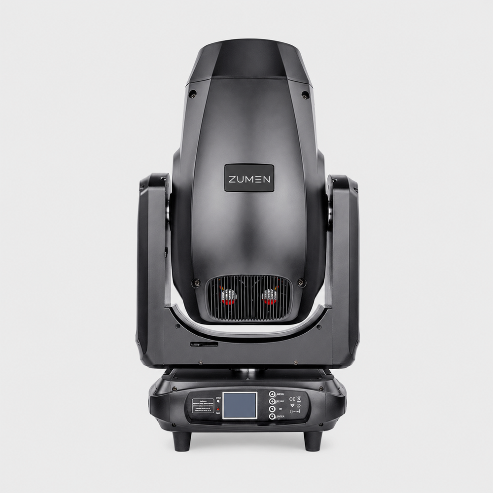 PL-A1200F — гибридная вращающаяся голова BSWF 1200 Вт CMY с зумом 5°–50°