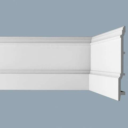 Плинтус дюрополимер Royce (2000x250x23) XPS RP 17