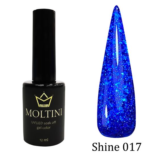 Гель-лак Moltini Shine 017, 12 ml