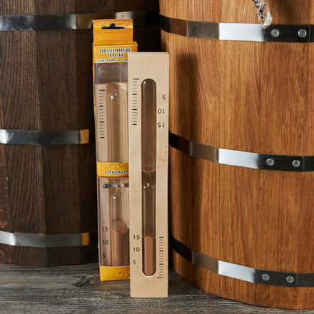 Часы песочные открытые ЧПС-1Г в блистере