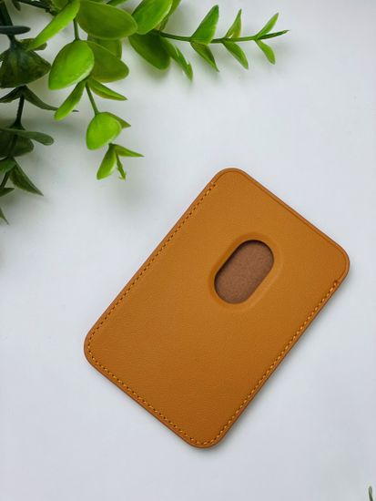 Кожаный чехол - бумажник K-DOO LEATHER WALLET MagSafe коричневый