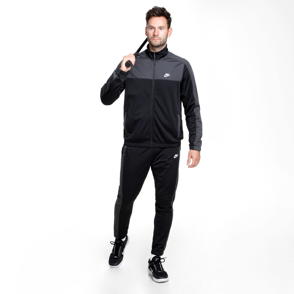 Мужские теннисные Костюмы Nike Sportswear Sport Essentials Tracksuit Men - Black, Grey