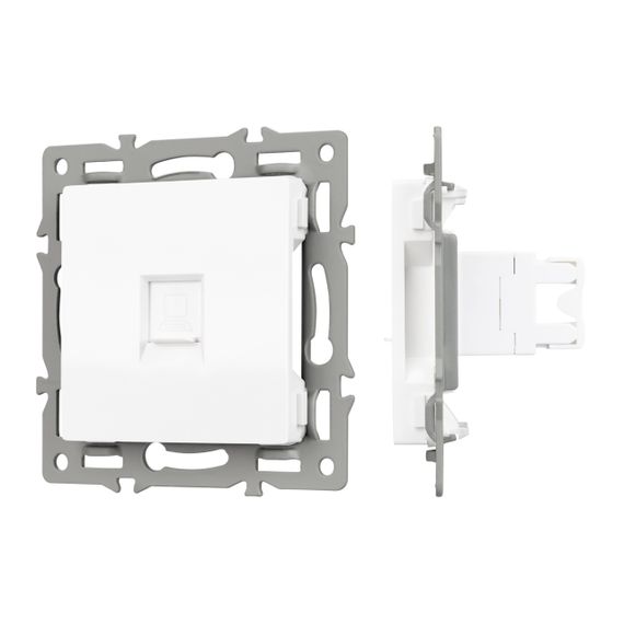 Механизм компьютерной розетки SCT-MPC1-PL-WH (RJ-45, CAT6) Arlight 045301