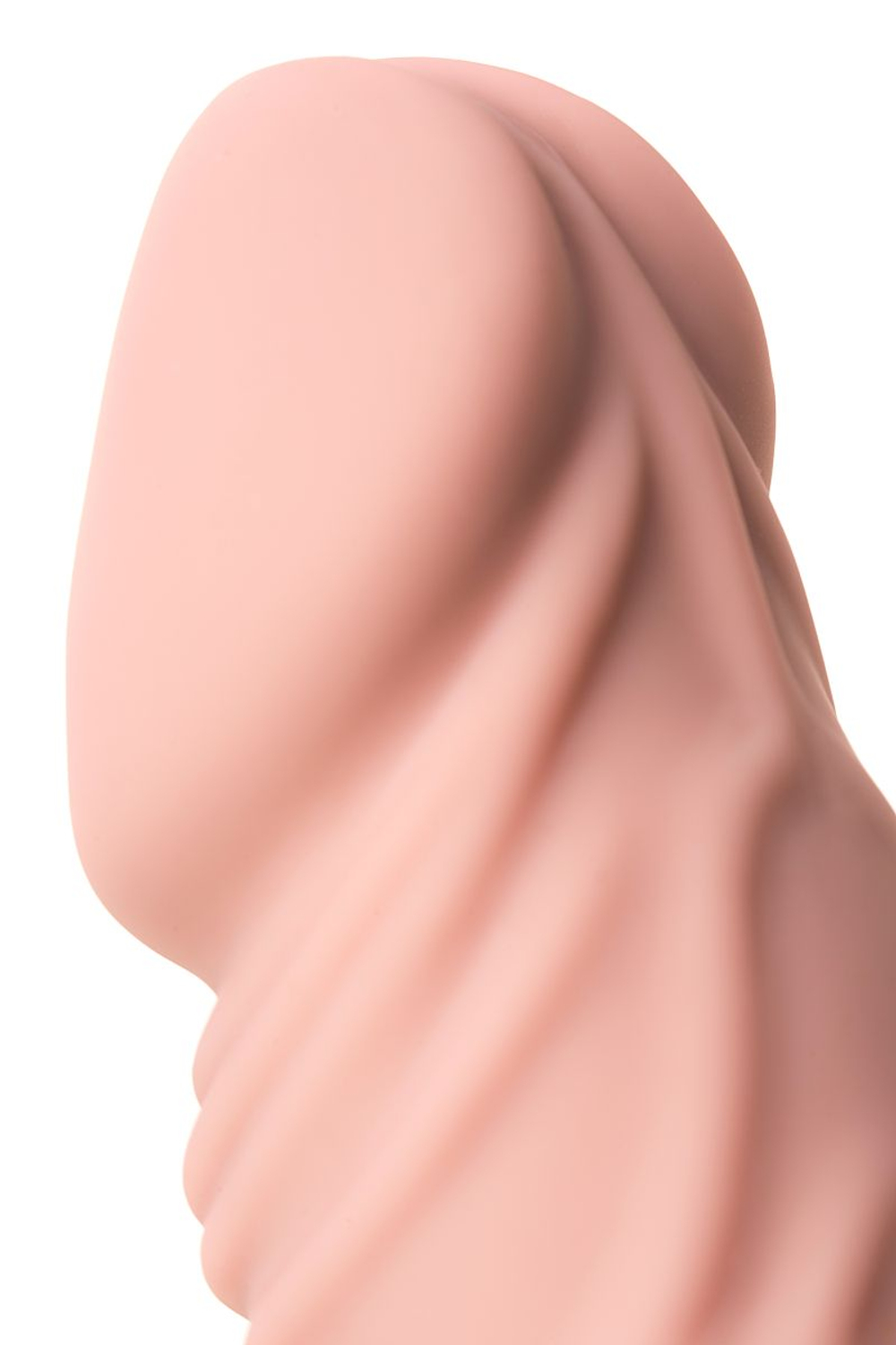 Реалистичный телесный вибратор A-Toys - 19,3 см. (Цвет: телесный)